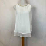 Violet and Claire Women's Size M White Gems Tank