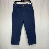 J Crew Women's Size 10P Blue Solid Jeans