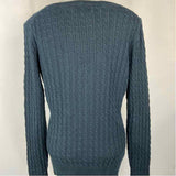 Eddie Bauer Women's Size S Navy Cable Knit Sweater