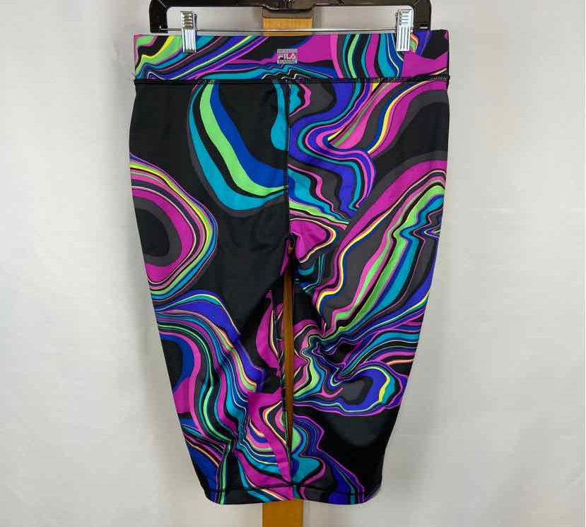 Fila Women's Size M Purple Swirls Leggings