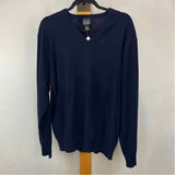 Jos A. Bank Men's Size M Navy Cashmere Solid Sweater