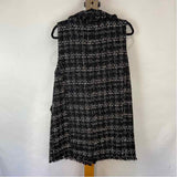 Laundry by Shelli Segal Women's Size XL Black Tweed Vest