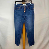 Loft Women's Size 2 Blue Solid Jeans