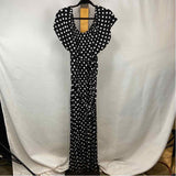 Lane Bryant Women's Size 16 Black Spotted Dress