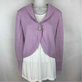 Worthington Women's Size S Lavender Shimmer Cardigan