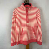 Talbots Women's Size S Pink Stripe Long Sleeve Shirt