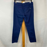 White House Black Market Women's Size 6 Blue Solid Jeans
