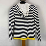 Talbots Women's Size XSP Black Stripe Sweatshirt