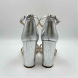 Sam Edelman Women's Shoe Size 7.5 Silver Solid Heels
