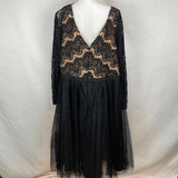City Chic Women's Size 22 Black Lace Gown/Evening Wear