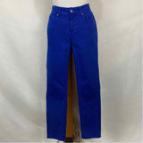 Eileen Fisher Women's Size 2 Royal Blue Solid Jeans