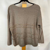 JJill Women's Size XS Brown Fringe Sweater