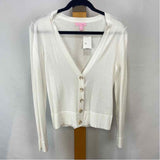 Lilly Pulitzer Women's Size S White Solid Cardigan
