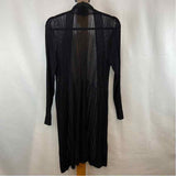 Tahari Women's Size M Black mesh Cardigan
