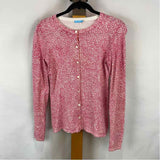 J McLaughlin Women's Size XS Pink Spotted Cardigan