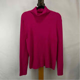 Talbots Women's Size XL Hot Pink Ribbed Sweater