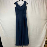 JJs House Women's Size M Navy Solid Gown/Evening Wear