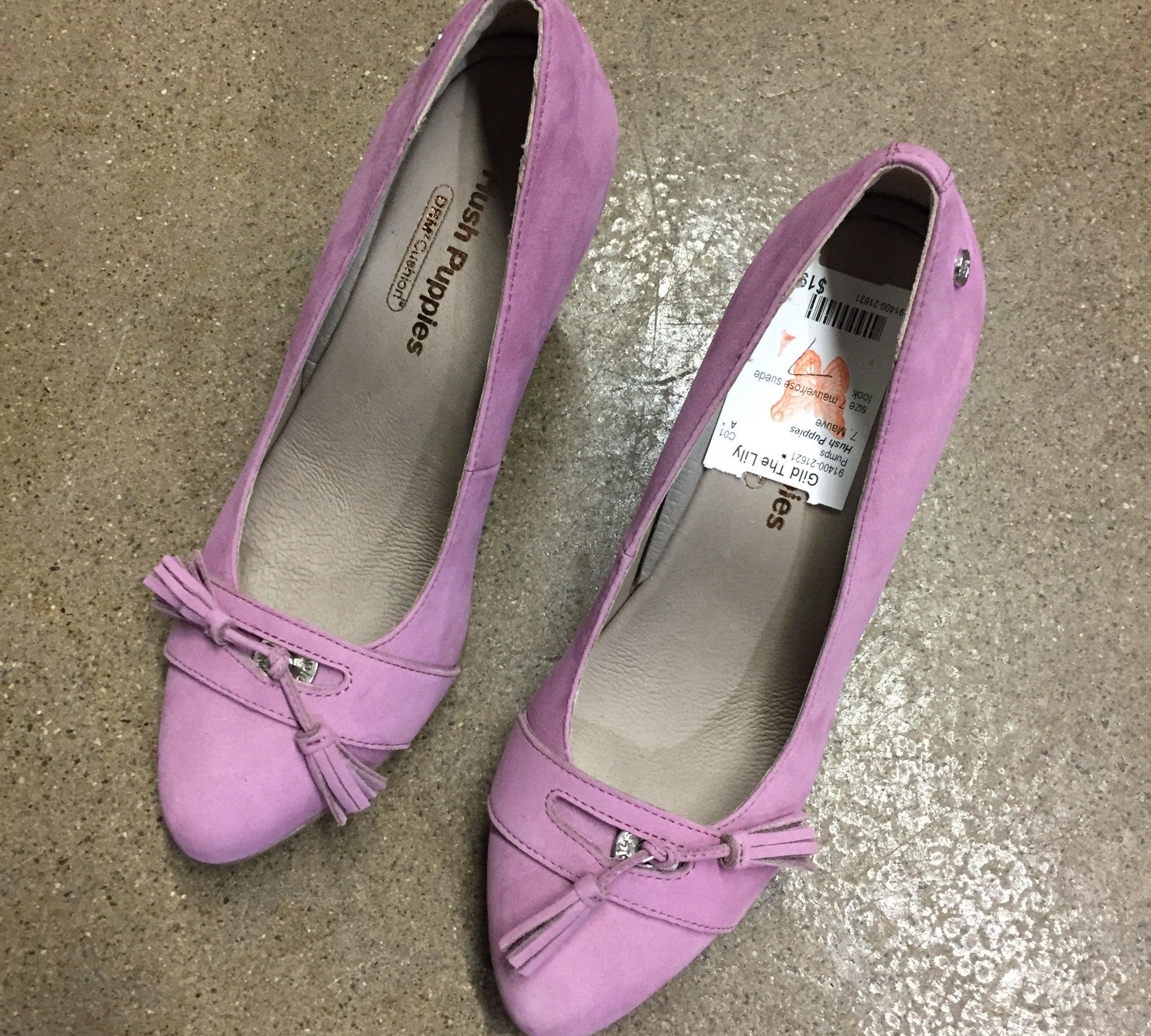Hush Puppies Pumps, Size 7 - Gild the Lily